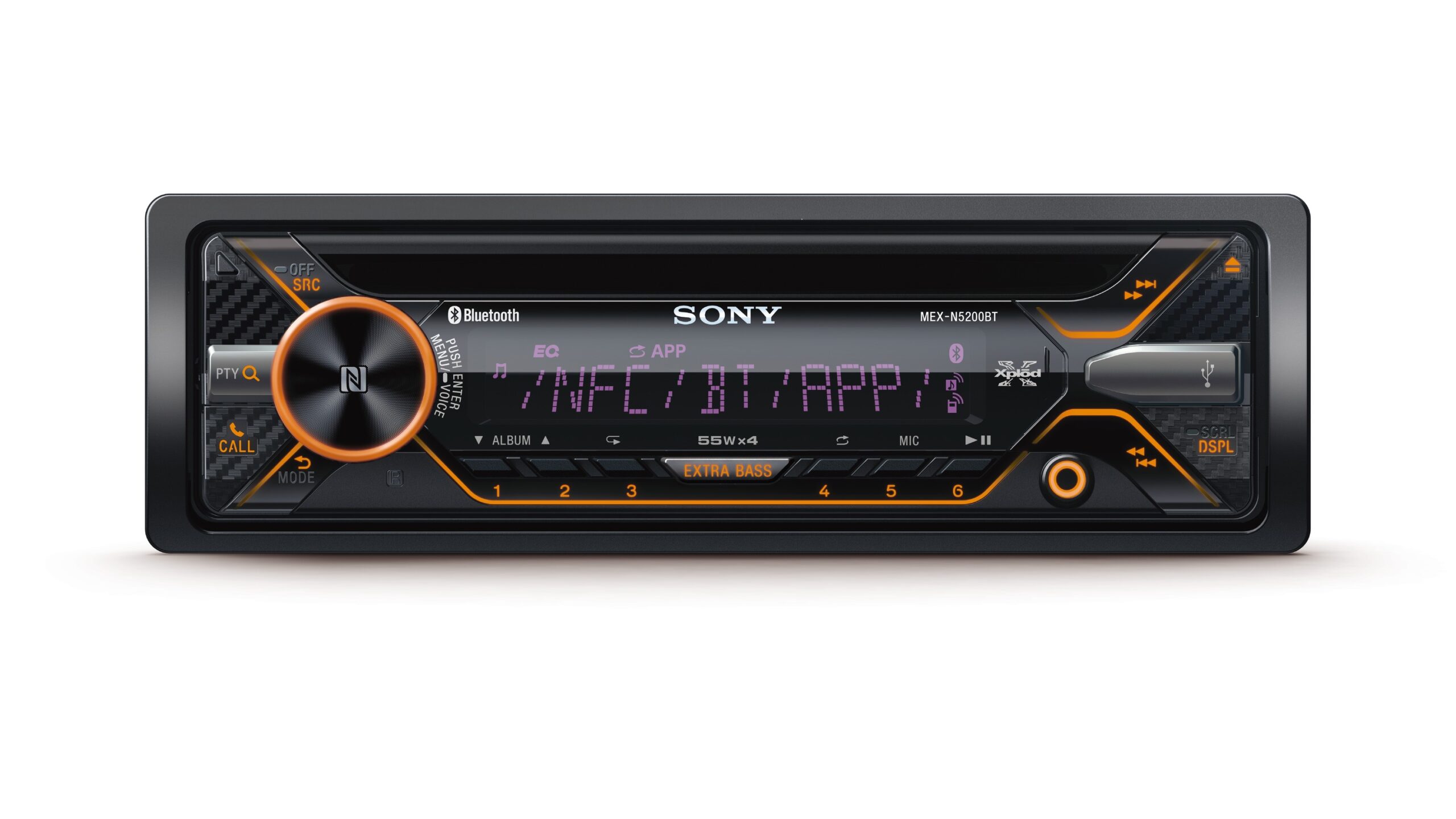 Radio para auto de CD y display multicolor, CDX-G3200UV
